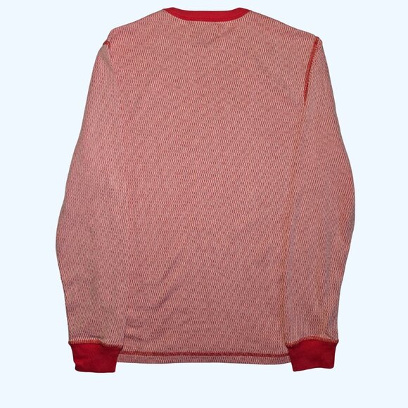 Wallace and Barnes Two Tone Honeycomb Waffle Knit Thermal Crew Neck Medium Mens - Picture 4 of 6